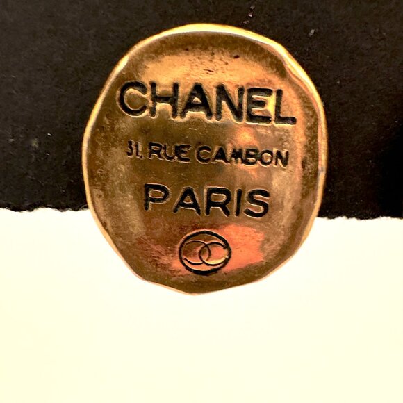 Chanel Rue Cambon Clip-On Earrings the real thing!!!! - Picture 2 of 8